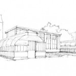 Illustrations jardins nantais - Jardin des plantes - Orangerie